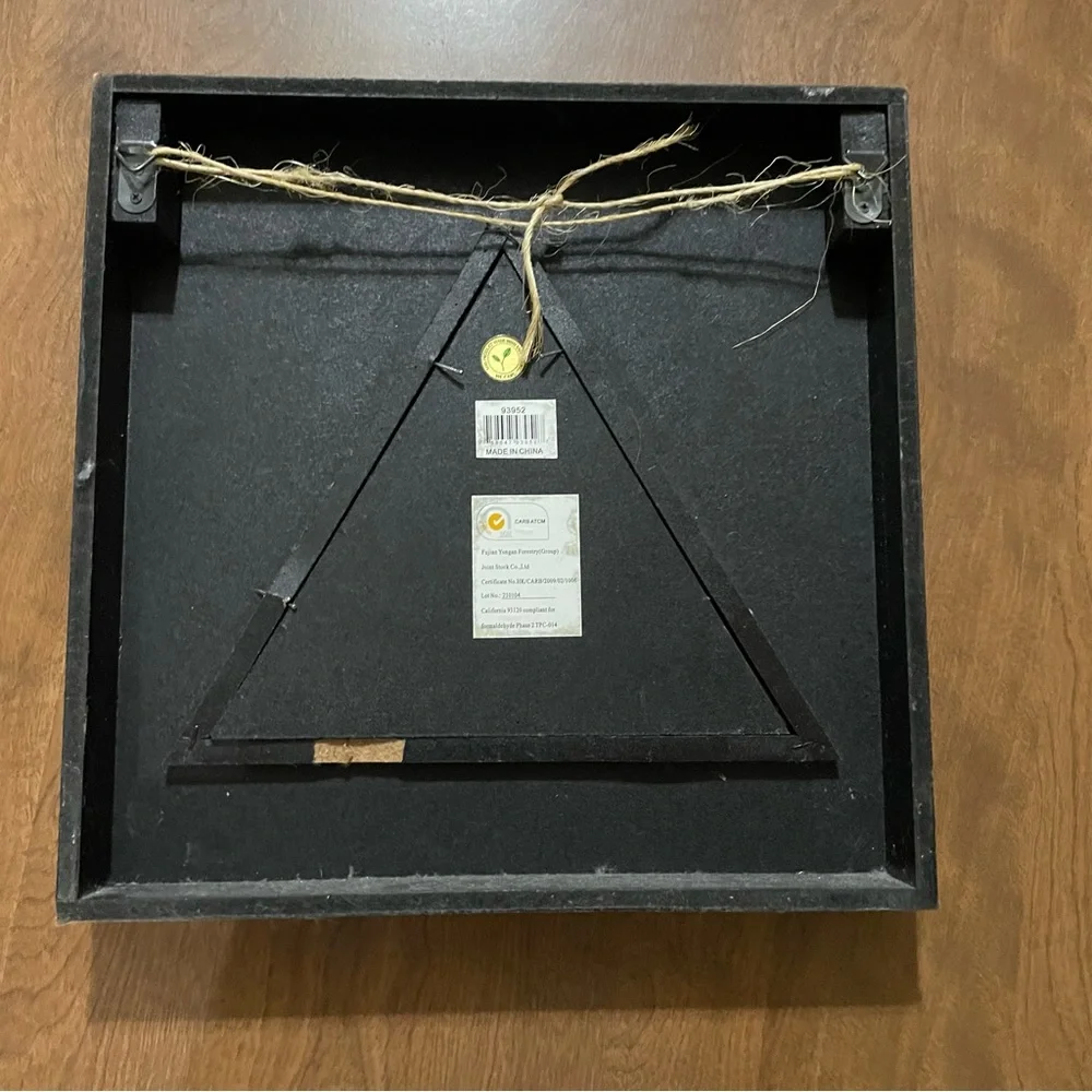 Triangle shaped mirror